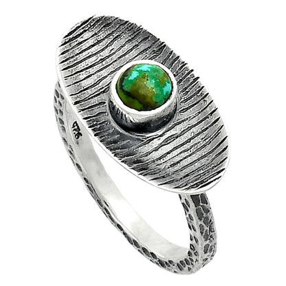 Lucky Charm Tibetan Turquoise Ring size-8 R-1573 SDR244235