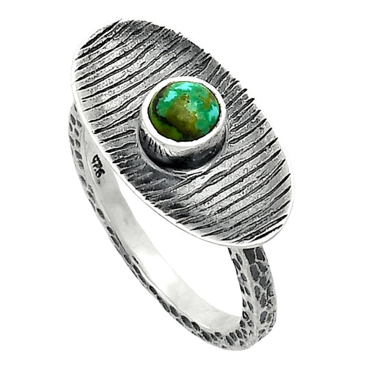 Lucky Charm Tibetan Turquoise Ring size-8 R-1573 SDR244235