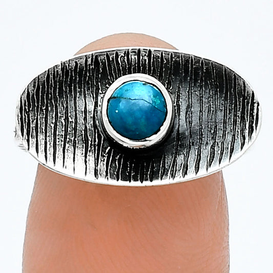 Natural Azurite Chrysocolla Ring size-6 R-1573 SDR244238