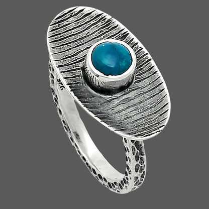 Natural Azurite Chrysocolla Ring size-6 R-1573 SDR244238