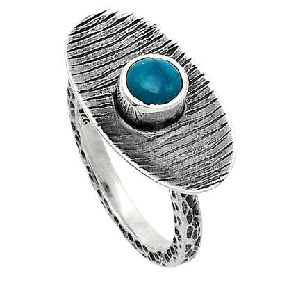 Natural Azurite Chrysocolla Ring size-6 R-1573 SDR244238
