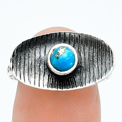 Copper Blue Turquoise - Arizona Ring size-6 R-1573 SDR244244