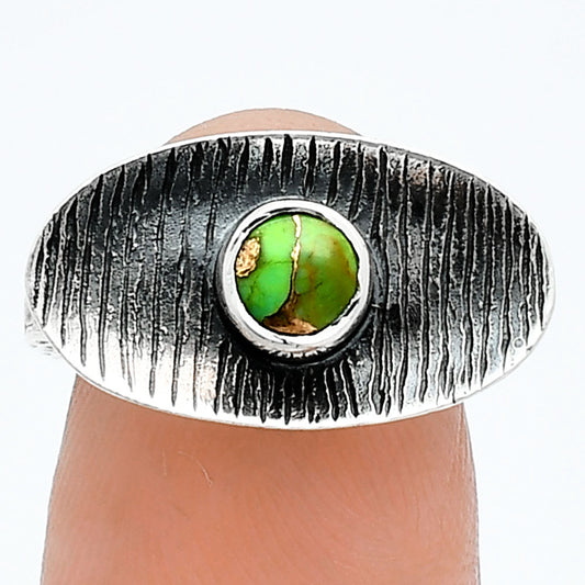 Copper Green Turquoise - Arizona Ring size-6 R-1573 SDR244251