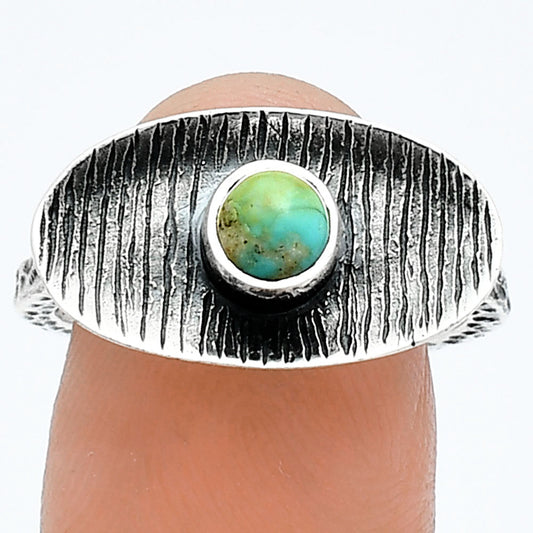 Natural Turquoise Nevada Aztec Mt Ring size-8 R-1573 SDR244252