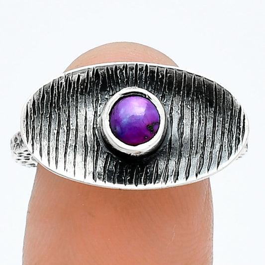 Copper Purple Turquoise - Arizona Ring size-8 R-1573 SDR244253