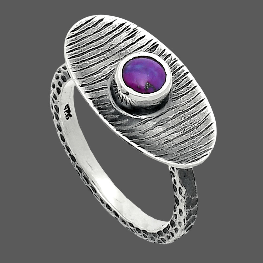 Copper Purple Turquoise - Arizona Ring size-8 R-1573 SDR244253