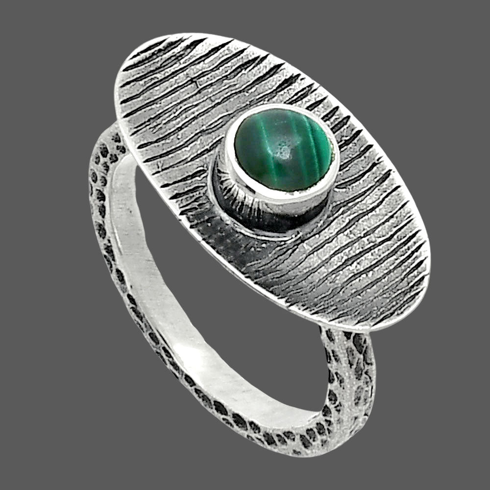 Natural Malachite Eye - Congo Ring size-6 R-1573 SDR244257