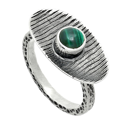 Natural Malachite Eye - Congo Ring size-6 R-1573 SDR244257