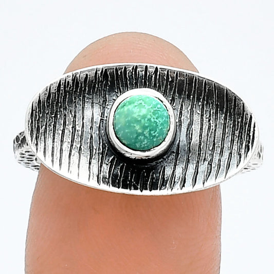 Natural Rare Turquoise Nevada Aztec Mt Ring size-8.5 R-1573 SDR244265