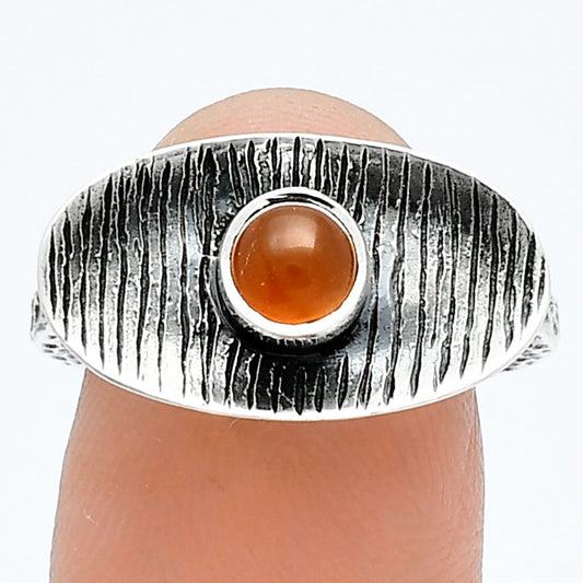 Natural Carnelian Ring size-7.5 R-1573 SDR244266