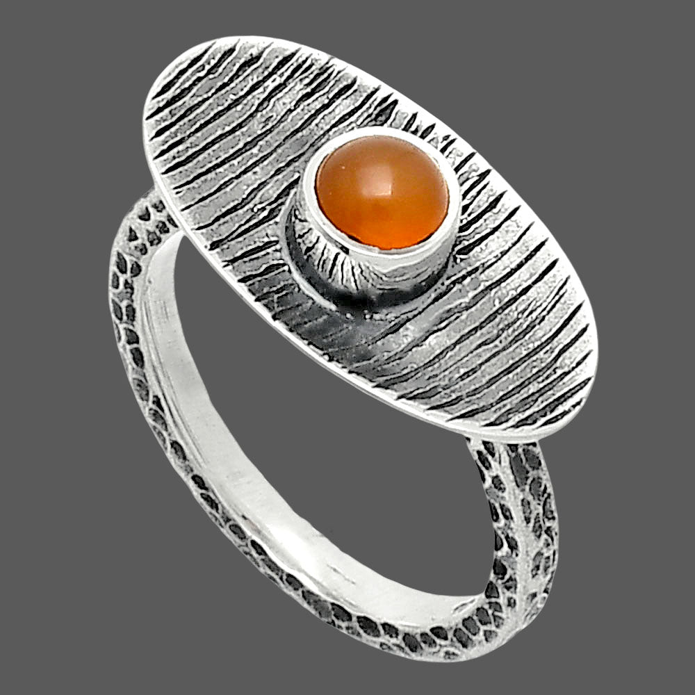 Natural Carnelian Ring size-7.5 R-1573 SDR244266