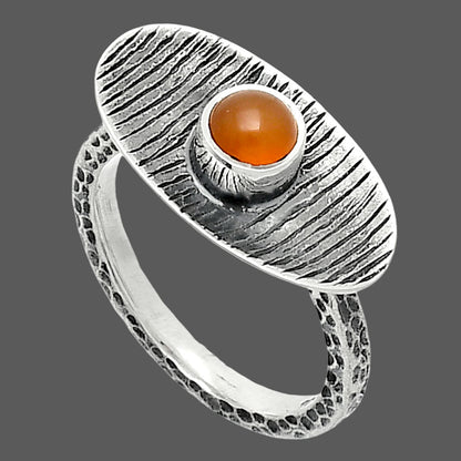 Natural Carnelian Ring size-7.5 R-1573 SDR244266
