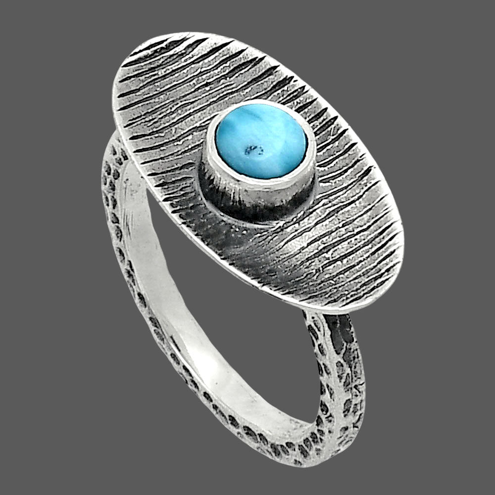 Larimar (Dominican Republic) Ring size-7.5 R-1573 SDR244269