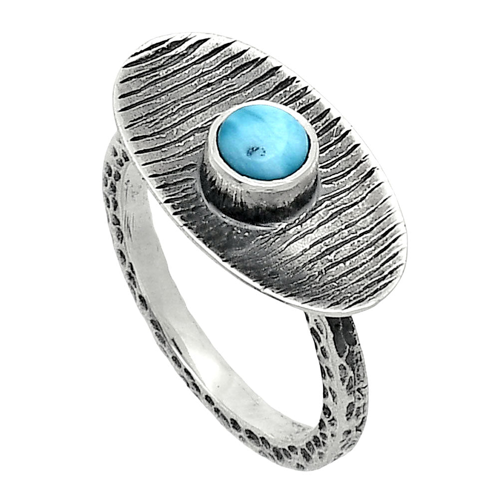 Larimar (Dominican Republic) Ring size-7.5 R-1573 SDR244269