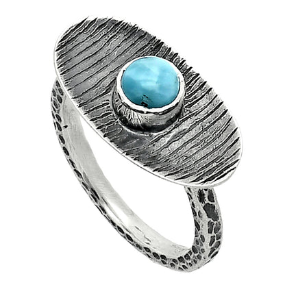 Larimar (Dominican Republic) Ring size-7.5 R-1573 SDR244270