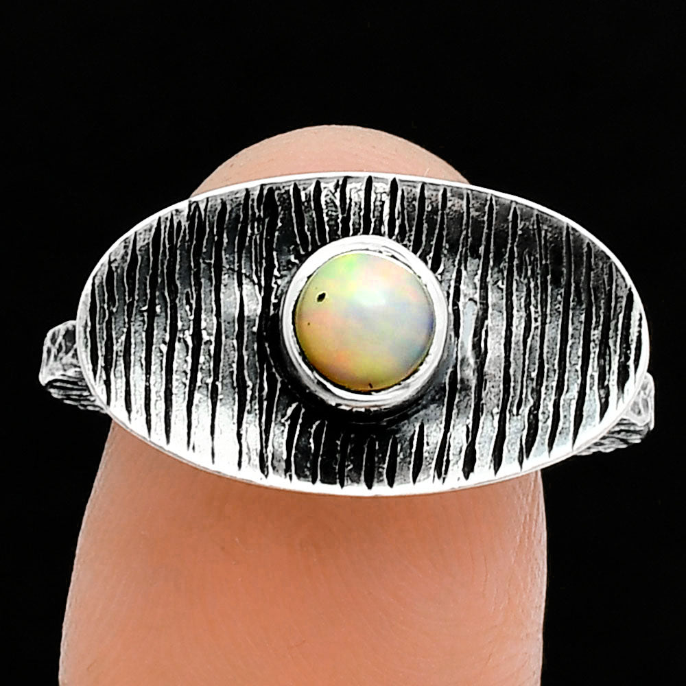 Natural Ethiopian Opal Ring size-8.5 R-1573 SDR244276