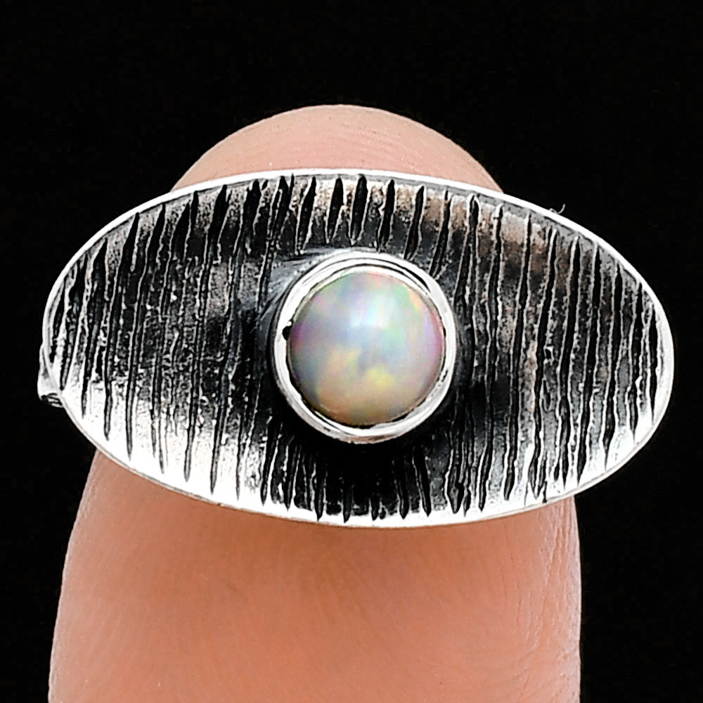 Natural Ethiopian Opal Ring size-6 R-1573 SDR244278