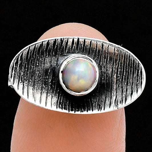 Natural Ethiopian Opal Ring size-6 R-1573 SDR244278