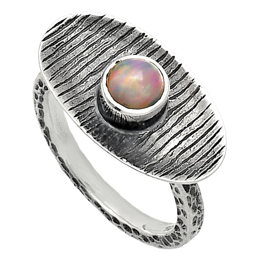 Natural Ethiopian Opal Ring size-6 R-1573 SDR244278