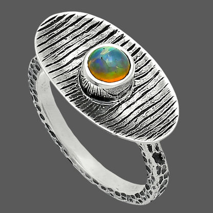 Natural Ethiopian Opal Ring size-8 R-1573 SDR244279