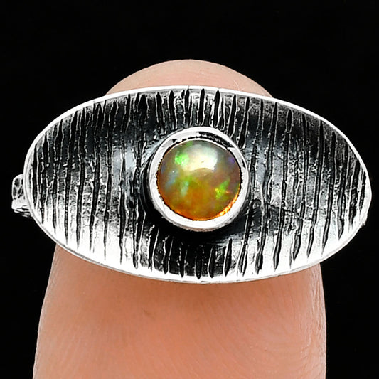 Natural Ethiopian Opal Ring size-7.5 R-1573 SDR244280