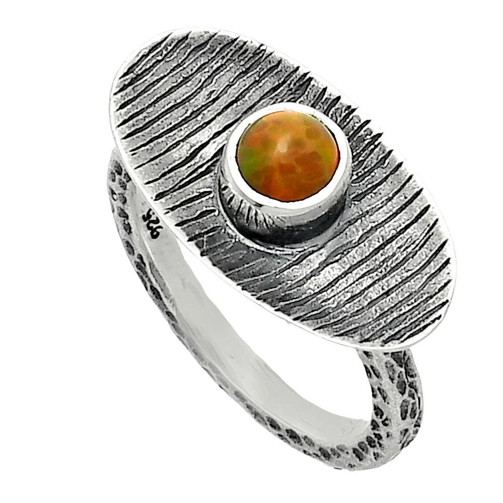 Natural Ethiopian Opal Ring size-6 R-1573 SDR244283