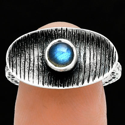 Blue Fire Labradorite - Madagascar Ring size-8 R-1573 SDR244291