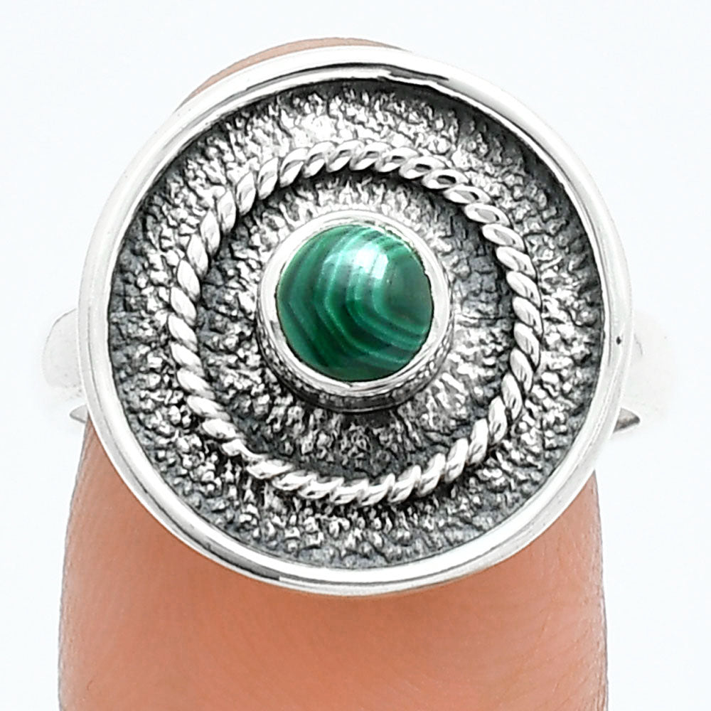 Natural Malachite Eye - Congo Ring size-8 R-1439 SDR244301