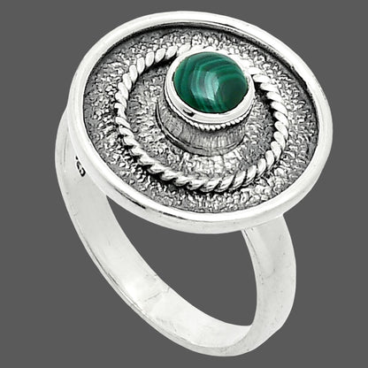 Natural Malachite Eye - Congo Ring size-8 R-1439 SDR244301