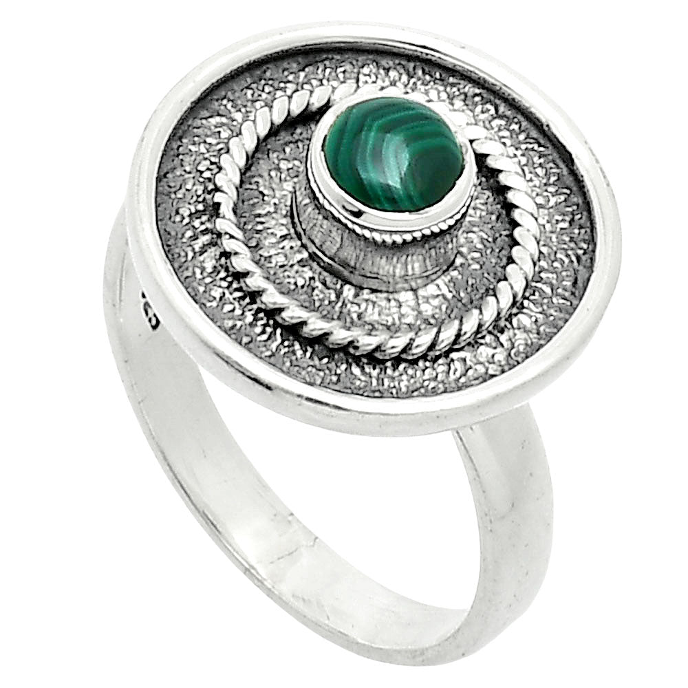 Natural Malachite Eye - Congo Ring size-8 R-1439 SDR244301