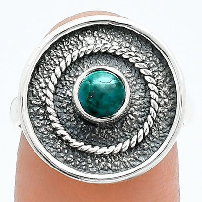 Natural Azurite Chrysocolla Ring size-7 R-1439 SDR244303