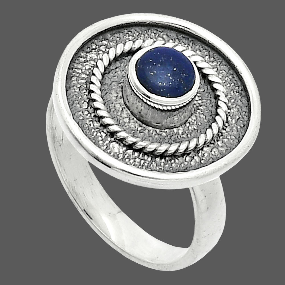 Natural Lapis Lazuli - Afghanistan Ring size-6 R-1439 SDR244310