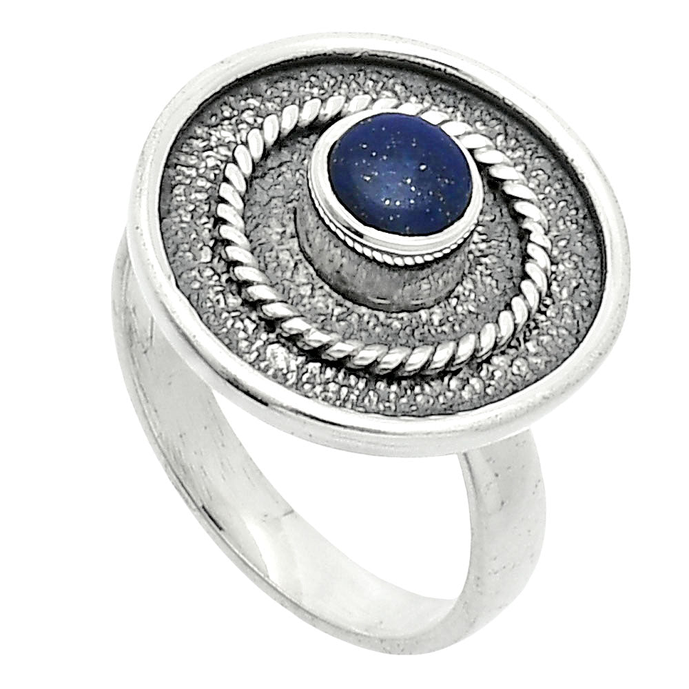Natural Lapis Lazuli - Afghanistan Ring size-6 R-1439 SDR244310