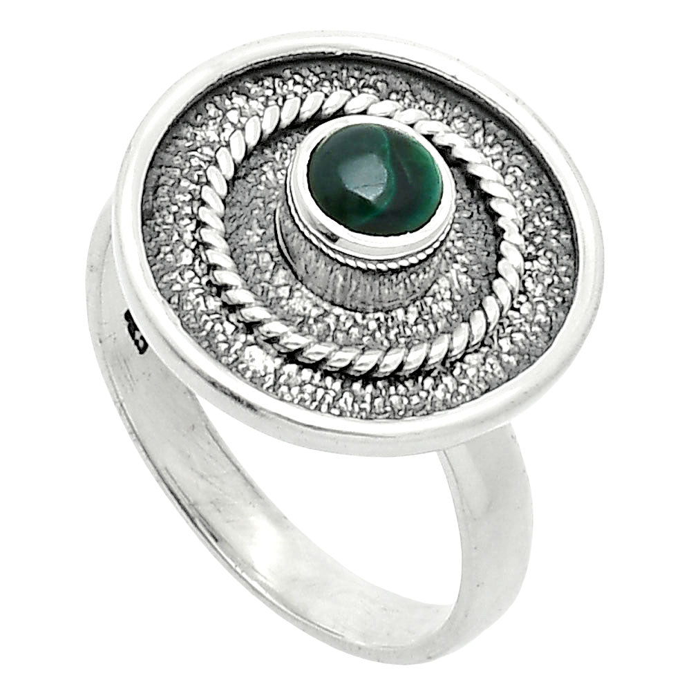 Natural Malachite Eye - Congo Ring size-8 R-1439 SDR244319