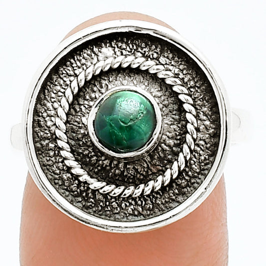 Natural Azurite Chrysocolla Ring size-8 R-1439 SDR244332