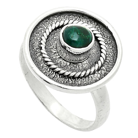 Natural Azurite Chrysocolla Ring size-8 R-1439 SDR244332