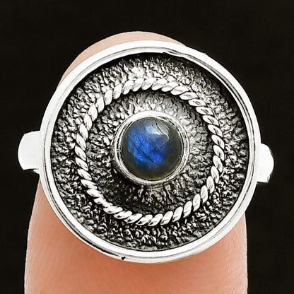 Blue Fire Labradorite - Madagascar Ring size-7.5 R-1439 SDR244341