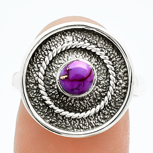 Copper Purple Turquoise - Arizona Ring size-8.5 R-1439 SDR244351