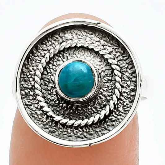 Natural Azurite Chrysocolla Ring size-7 R-1439 SDR244353