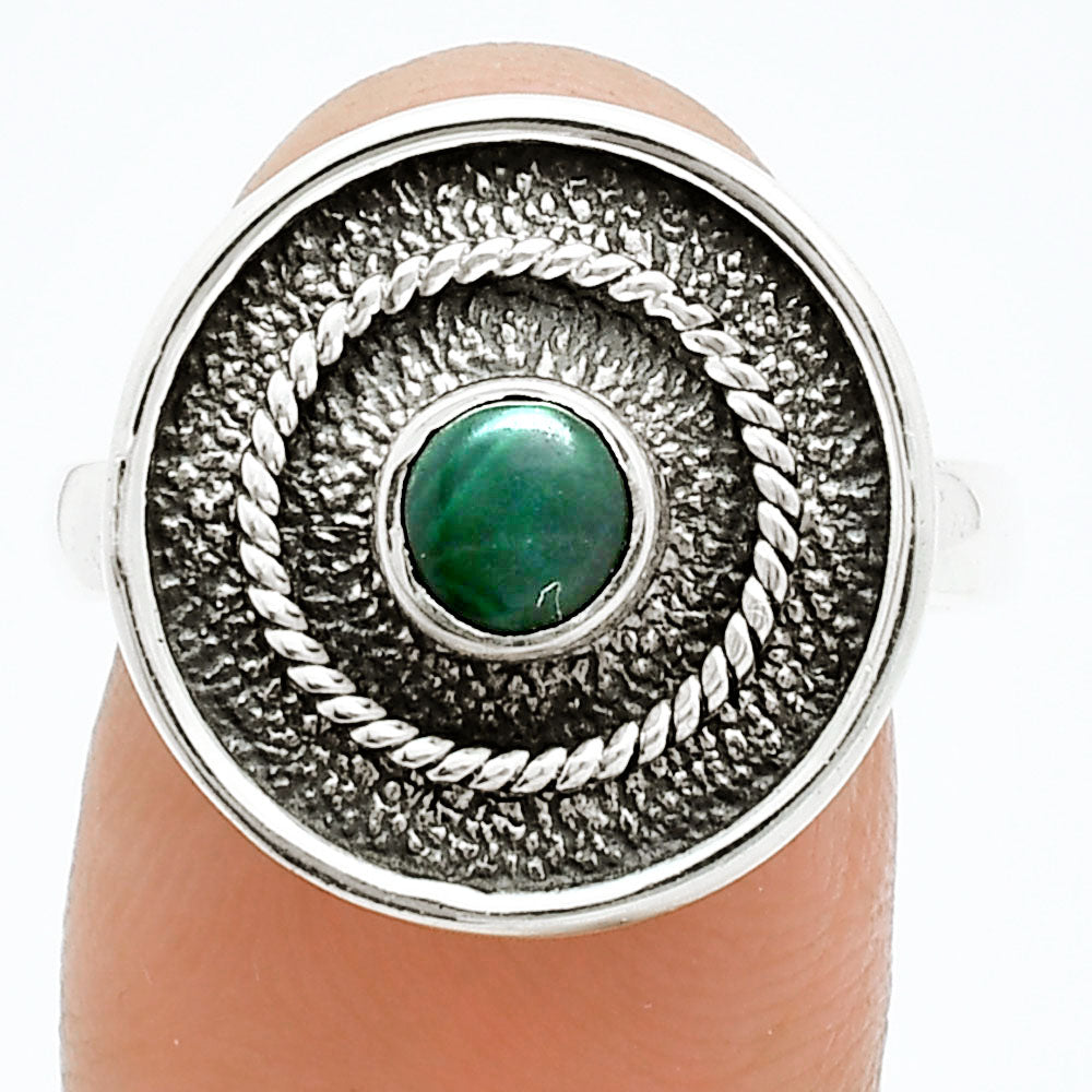 Natural Malachite Eye - Congo Ring size-8 R-1439 SDR244356