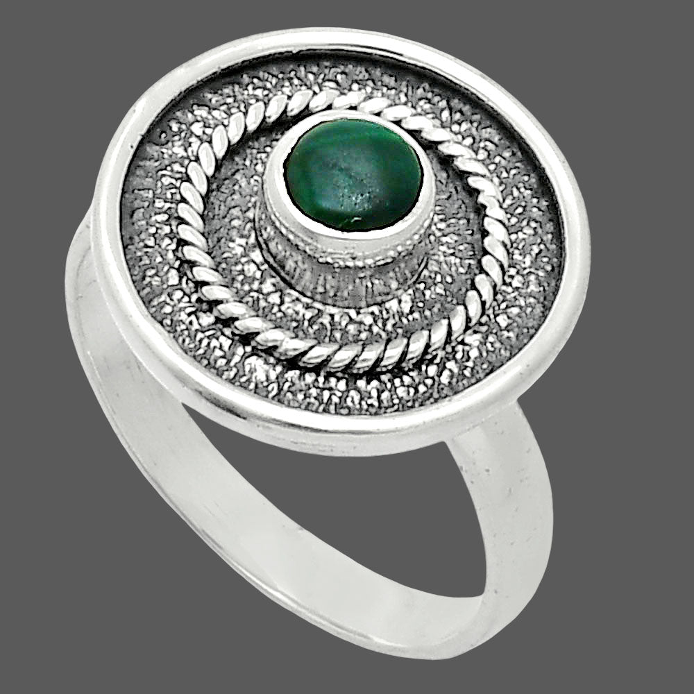 Natural Malachite Eye - Congo Ring size-8 R-1439 SDR244356