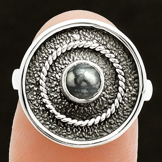 Authentic White Buffalo Turquoise Nevada Ring size-7 R-1439 SDR244367