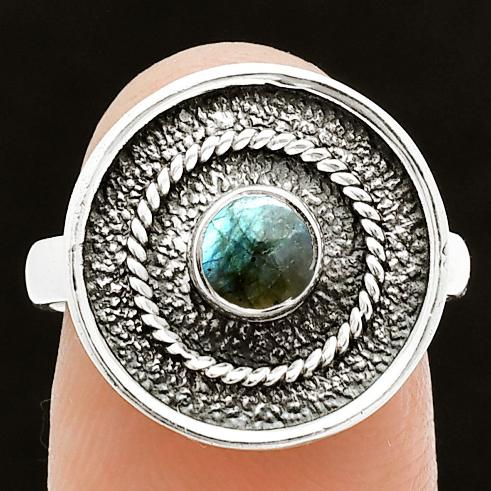 Blue Labradorite - Madagascar Ring size-8 R-1439 SDR244369