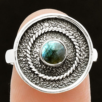 Blue Labradorite - Madagascar Ring size-8 R-1439 SDR244369