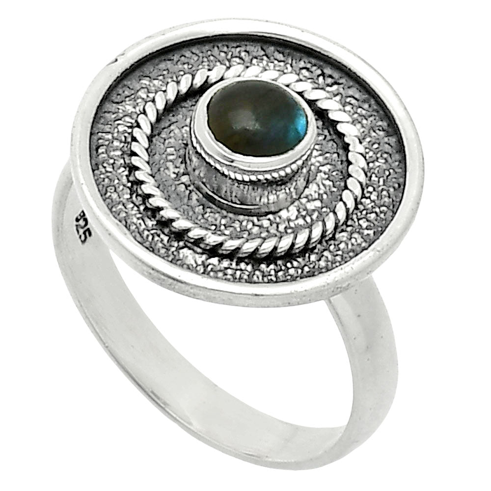 Blue Labradorite - Madagascar Ring size-8 R-1439 SDR244369