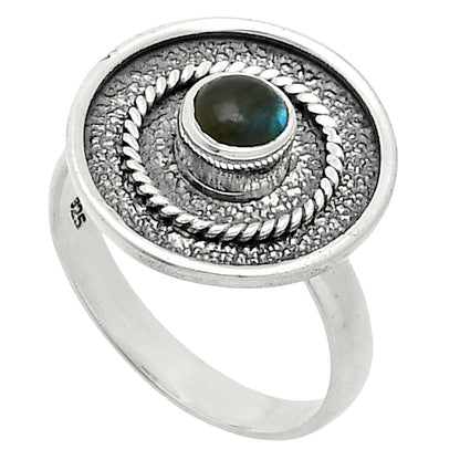 Blue Labradorite - Madagascar Ring size-8 R-1439 SDR244369