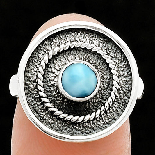 Larimar (Dominican Republic) Ring size-6.5 R-1439 SDR244371