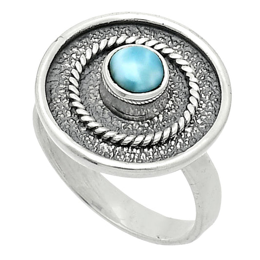 Larimar (Dominican Republic) Ring size-6.5 R-1439 SDR244371