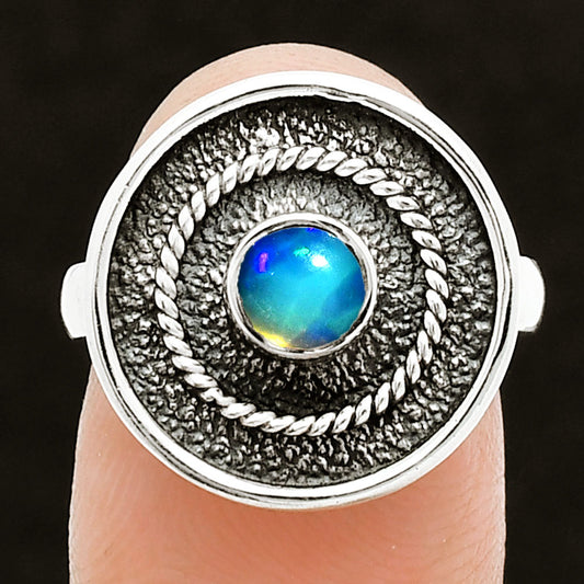 Natural Ethiopian Opal Ring size-7 R-1439 SDR244378