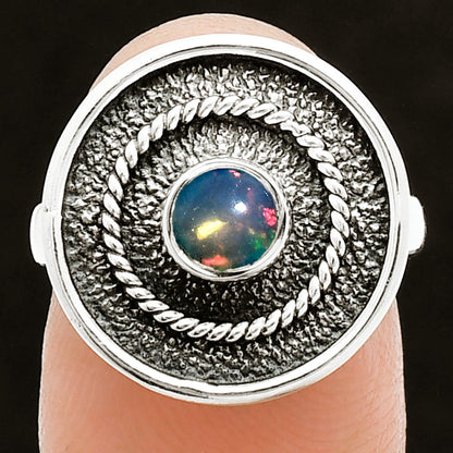 Natural Ethiopian Opal Ring size-6 R-1439 SDR244379